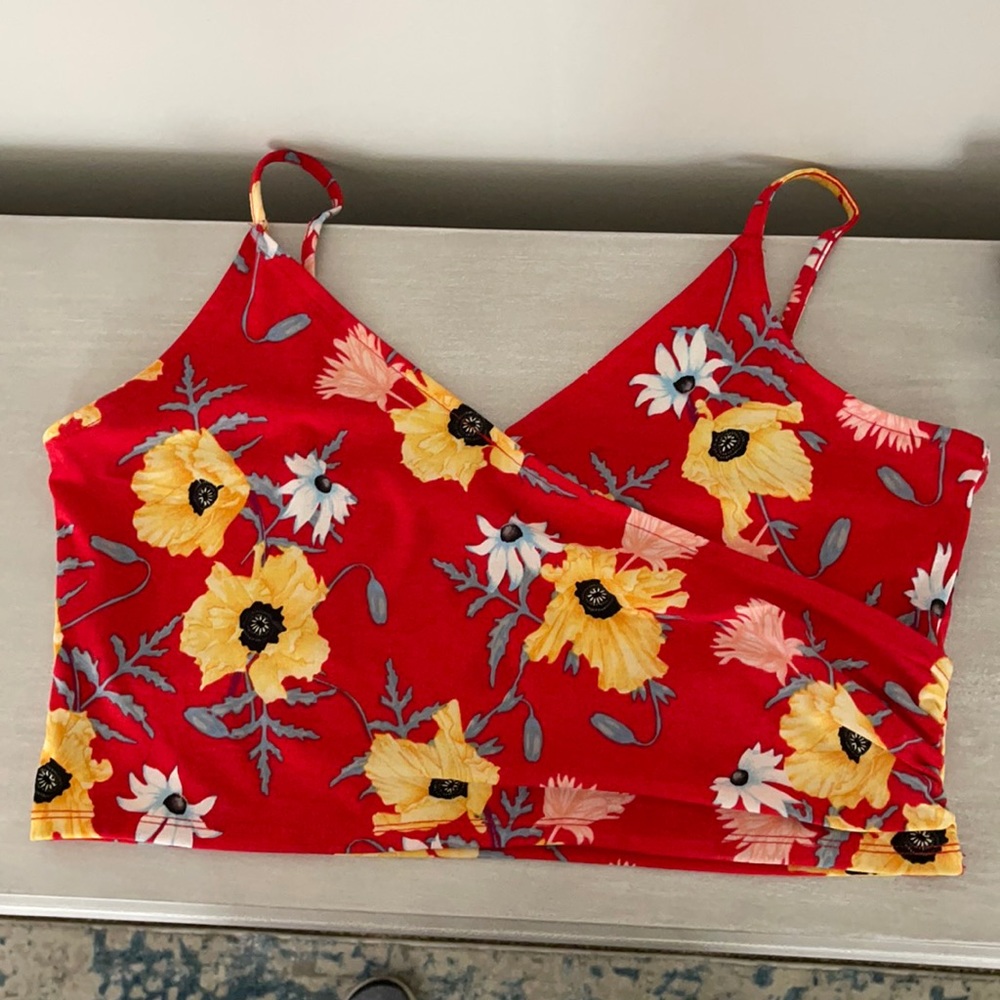Floral crop top